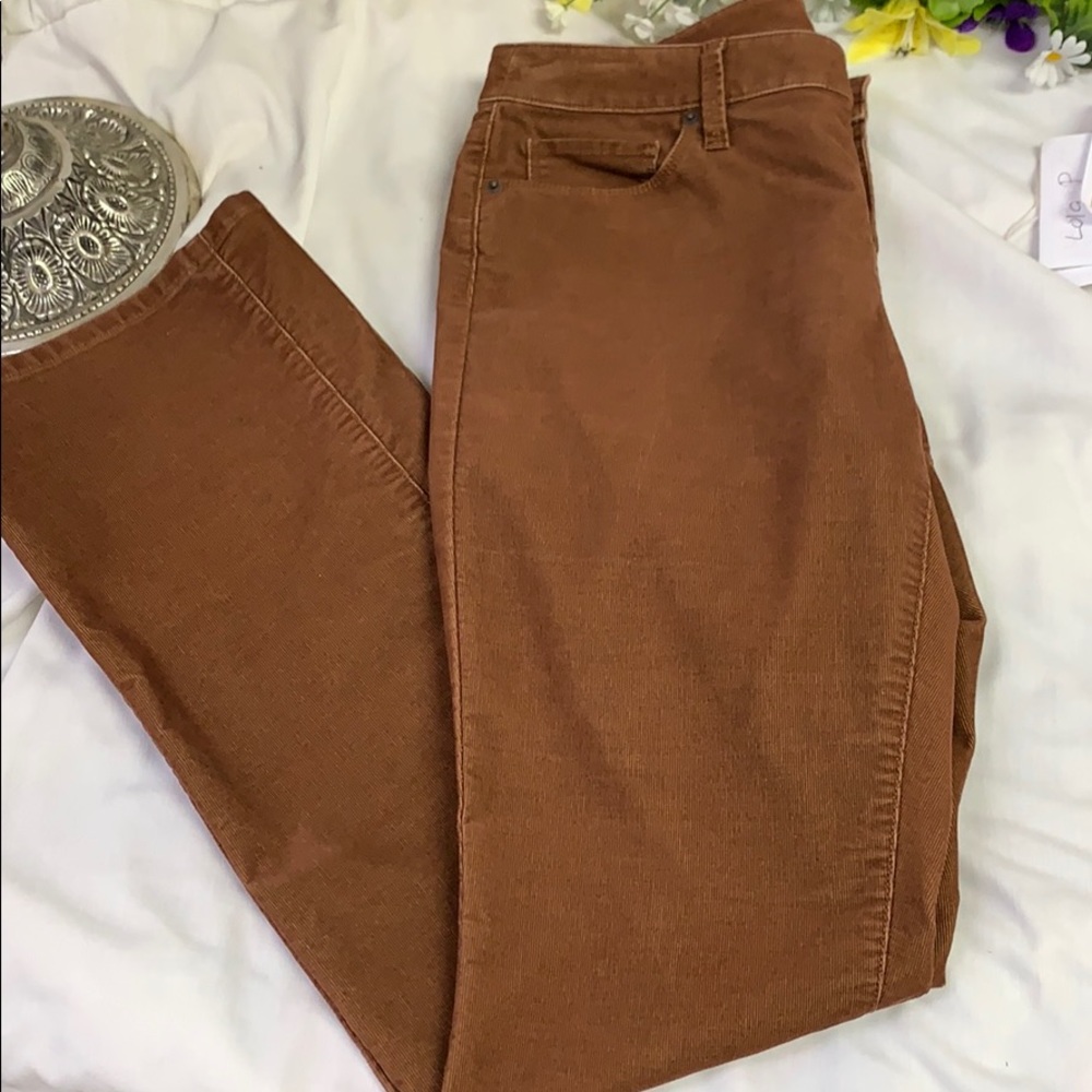 Loft Ann Taylor Curvy Boot Corduroy Pants